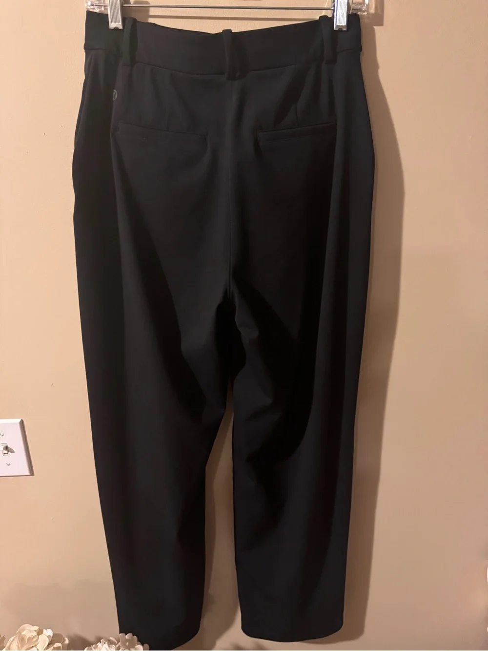 Lululemon Daydrift High Rise Straight Leg Trouser size Medium - black